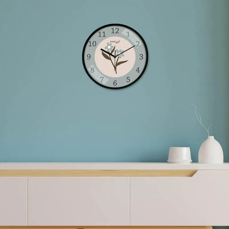 Whimso Floral Wall Clock media 1