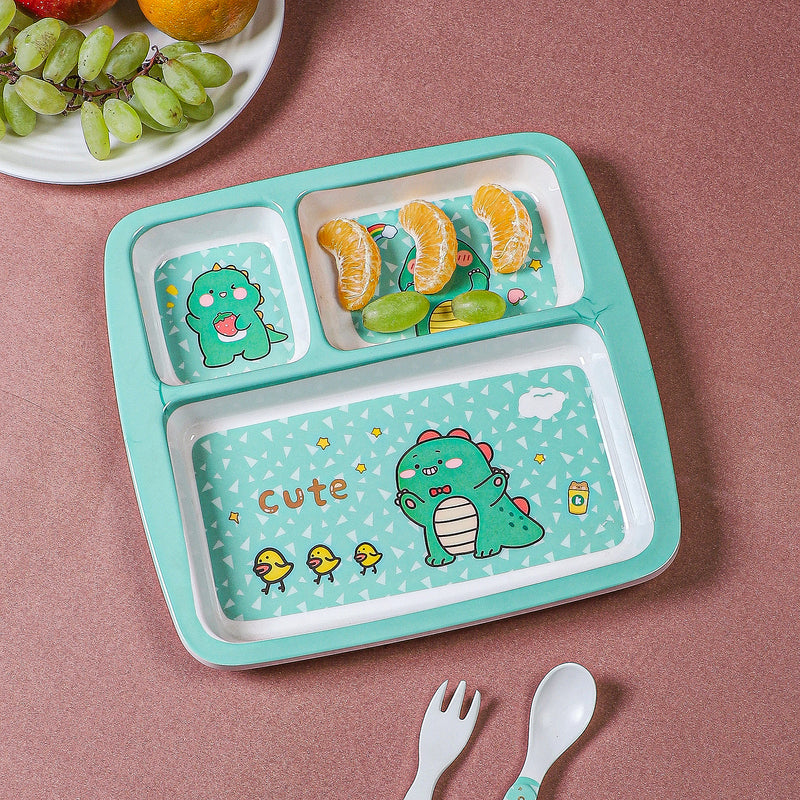 Dino Era Kids Dinner Plate media 3