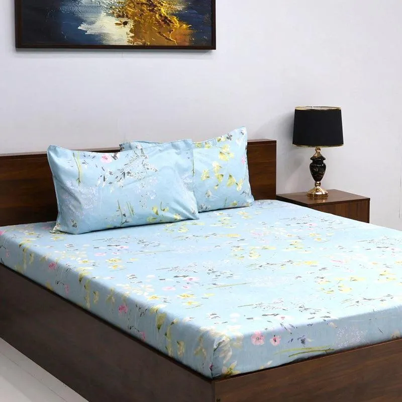 Jhalak Floral Microfiber Bedsheet - 110 GSM media 3