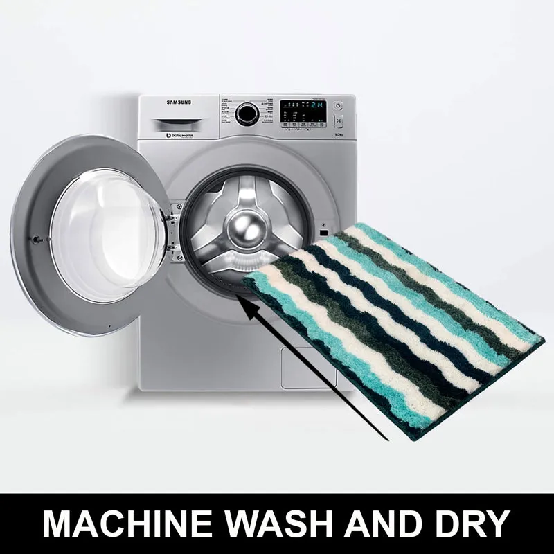 Wave Step Microfiber Bath Mat media 5