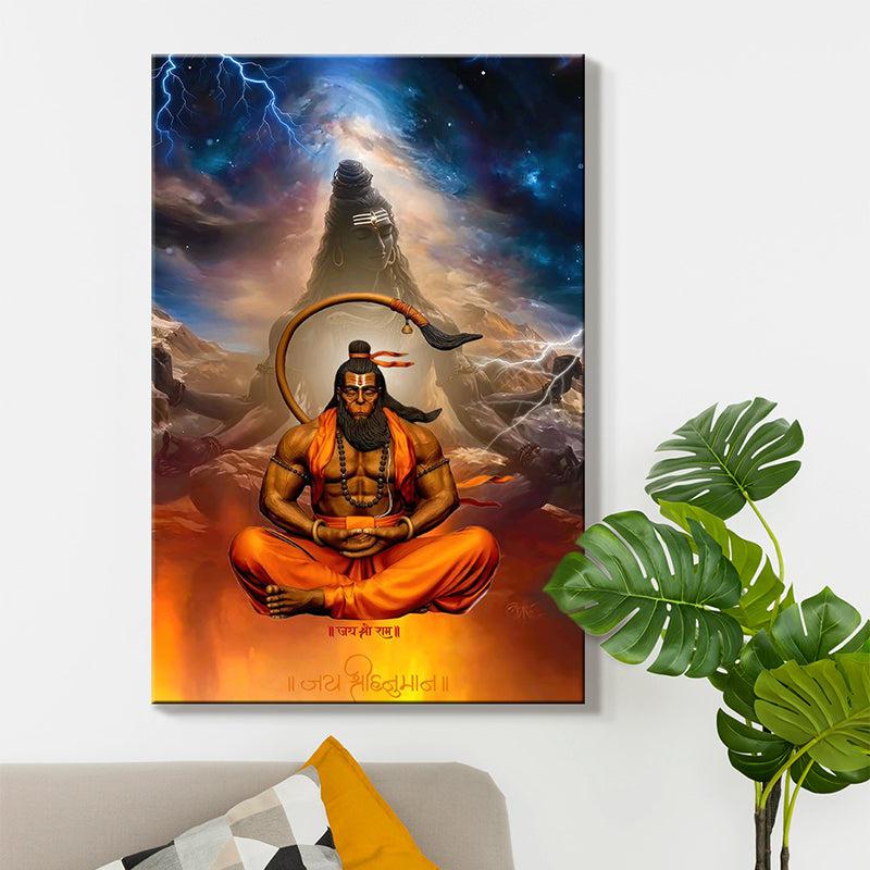 The Divine Ascension Poly Canvas Wall Painting media 4