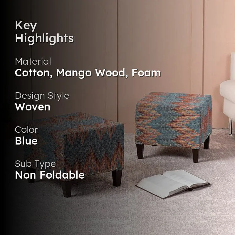 Heere Wooden Stool - Set Of Two media 2