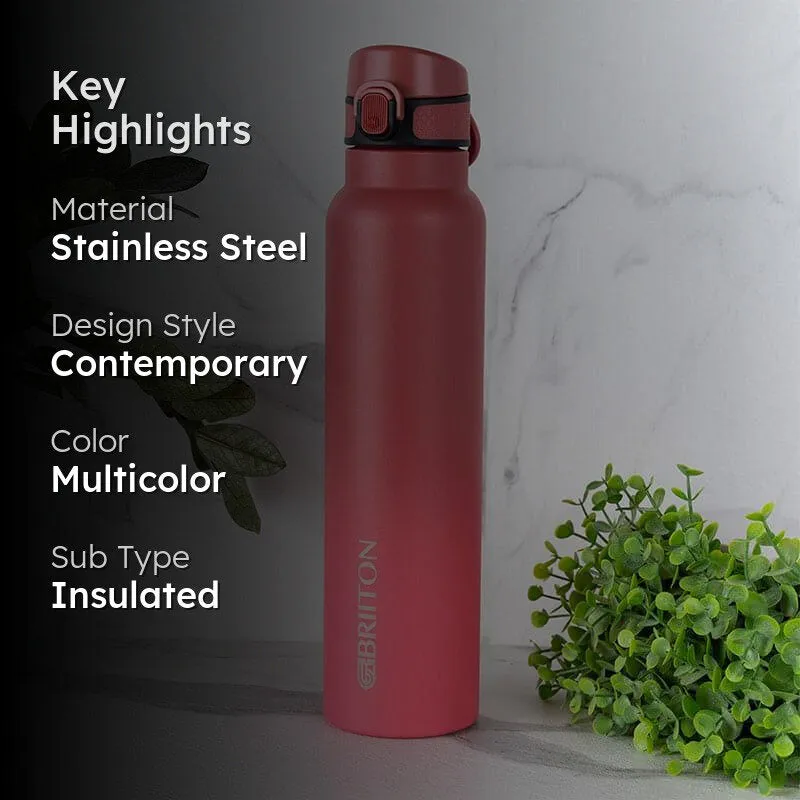 Magi Hot & Cold Thermos Water Bottle (Red & Pink) - 1000 mL media 2