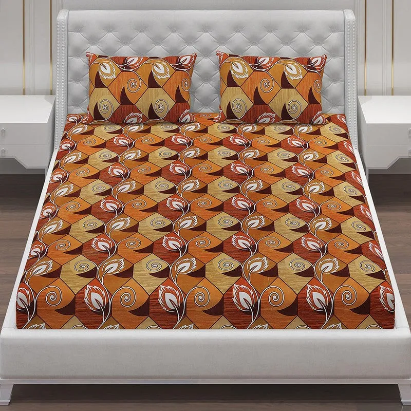 Monte Carlo Flora Grid Bedsheet - 120 GSM media 4