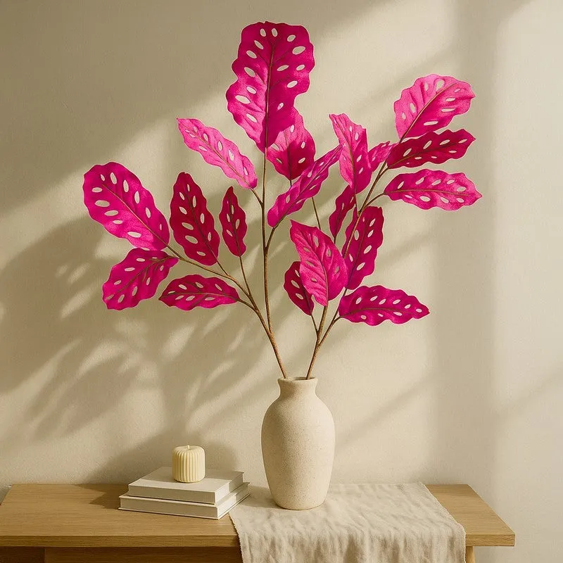 Endless Blossom (Pink) Handcrafted Artificial Flower - Set Of Two media 1