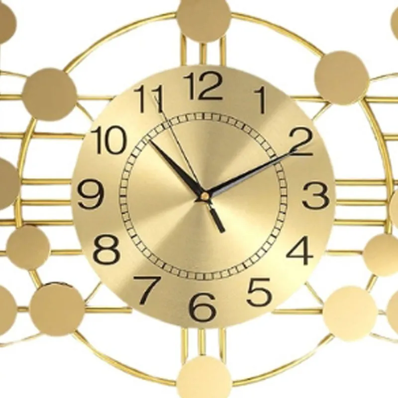Aurum Hours Metal Analog Wall clock media 4