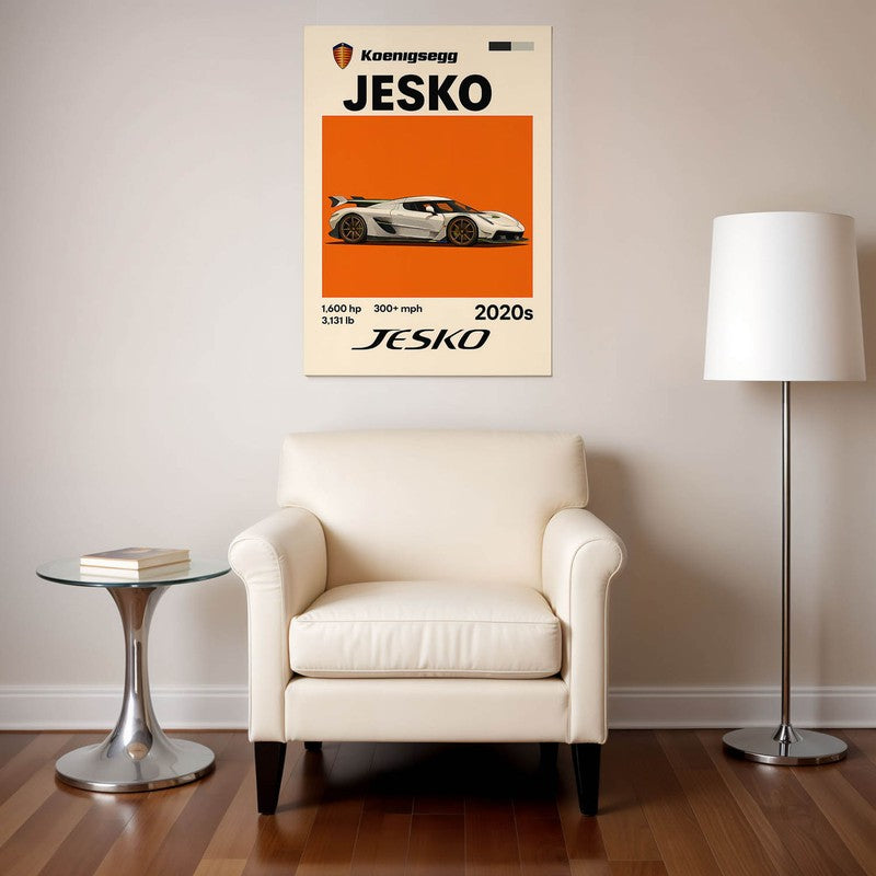 Jesko Revolution Wall Poster