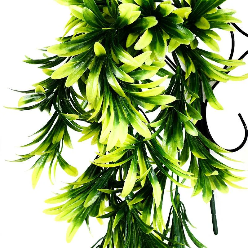 Faux Green Vine With Metal Wall Stand media 5
