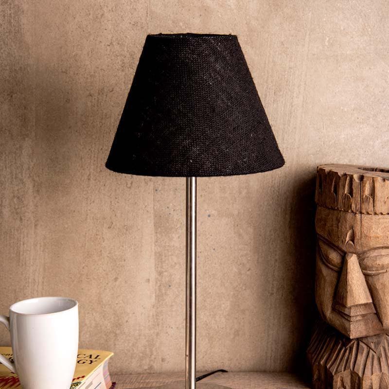 Classy Fabric Table Lamp - Black,Silver media 3
