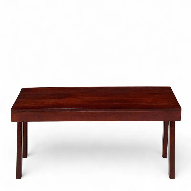 Xexon Sheesham Wooden Center Table - Red media 5