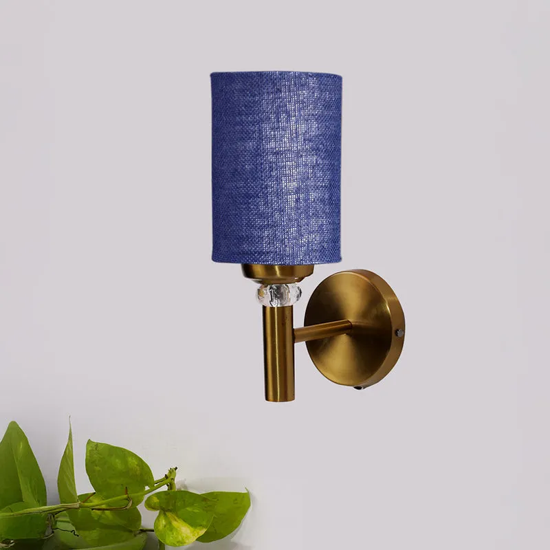 Sienna Jute Wall Lamp - Blue media 3