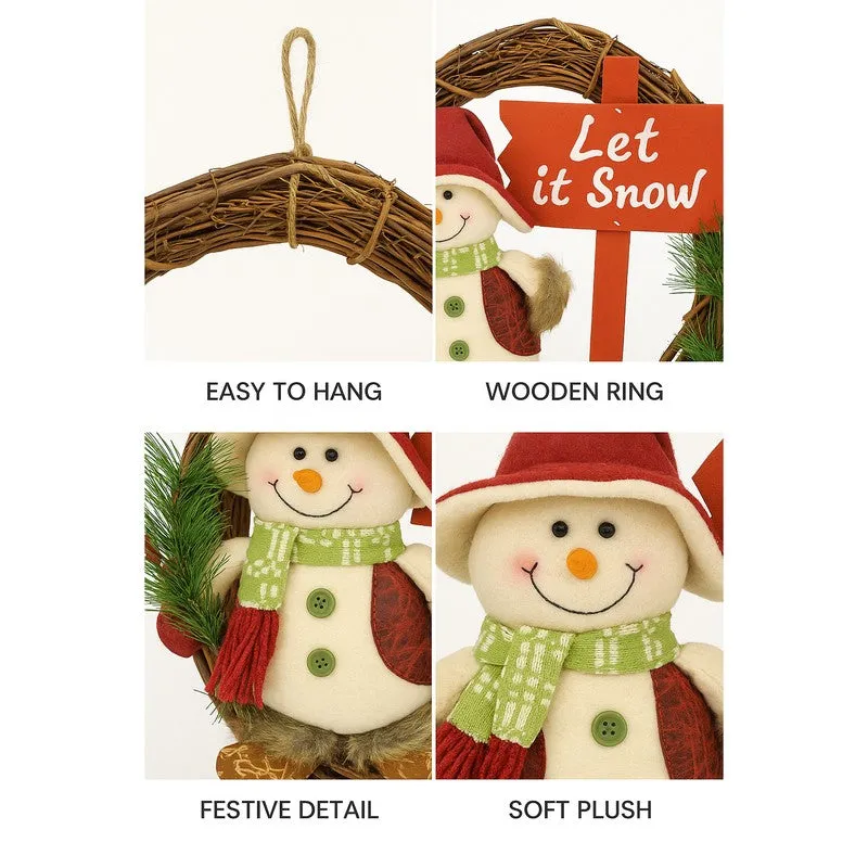 Frosty Joy Snowman Christmas Ornament media 5