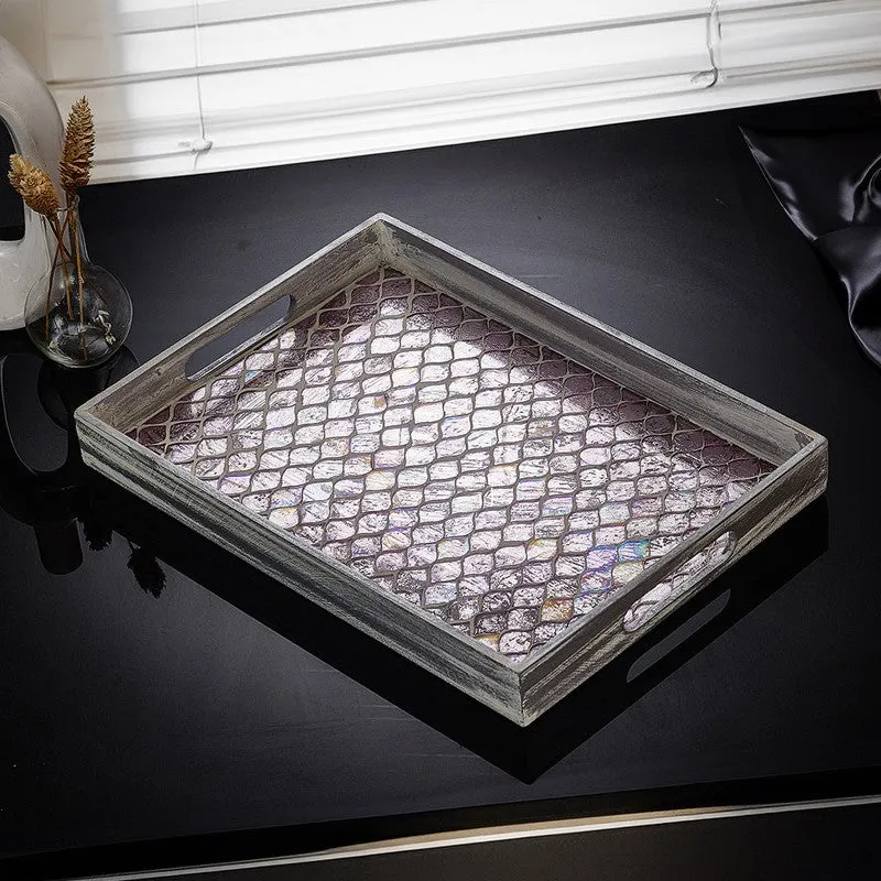 Pink Mosaic Serving Tray media 3