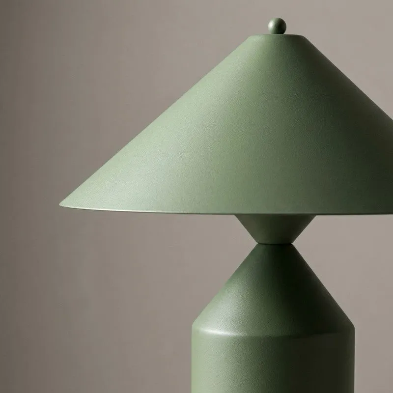 Fig Living Cone Casa Metal Table Lamp - Green media 5