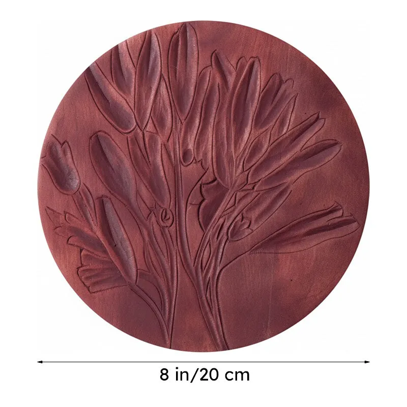 Botanical Rhapsody Wooden Wall Plates - Set Of Four media 9