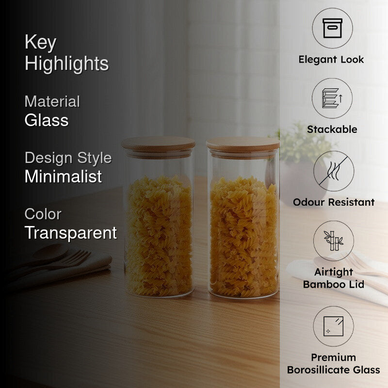 Mason Glass Jar (600 mL Each) - Set Of Two media 2