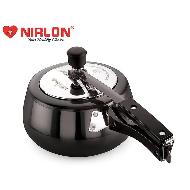 Nirlon Classic Hard Anodized Pressure Cooker - 3000 mL/ 8 Inches media 5