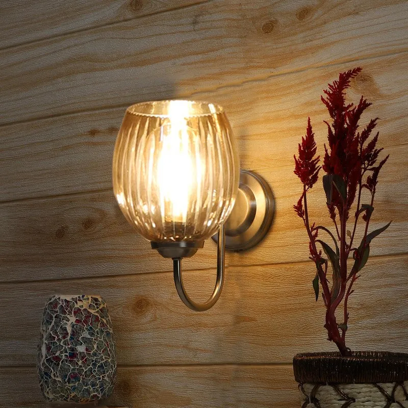 Onyx Glow Glass Wall Lamp media 3