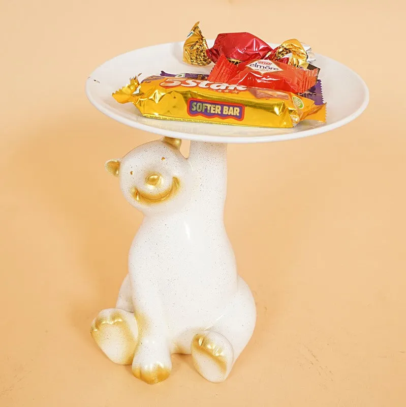 Charming White Rabbit Candle Holder media 5