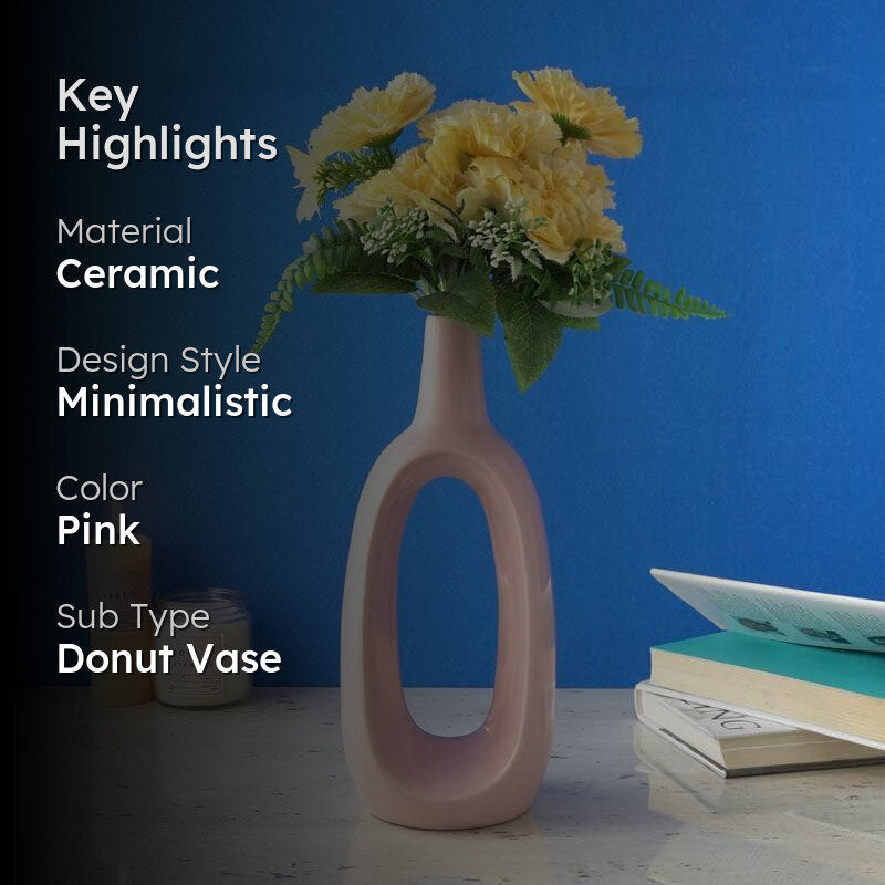Ring Vase - Pink media 2