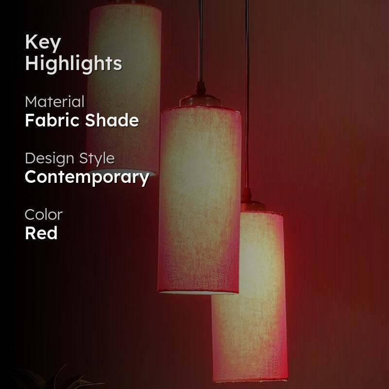 Terriko Cluster Ceiling Lamp - Red media 2