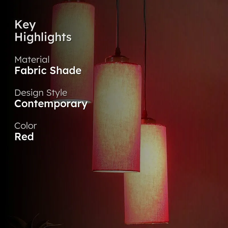 Terriko Cluster Ceiling Lamp - Red media 2
