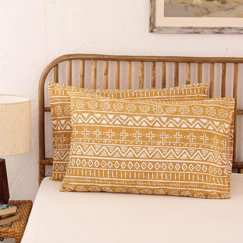 Kullu Patti Pillow - Yellow