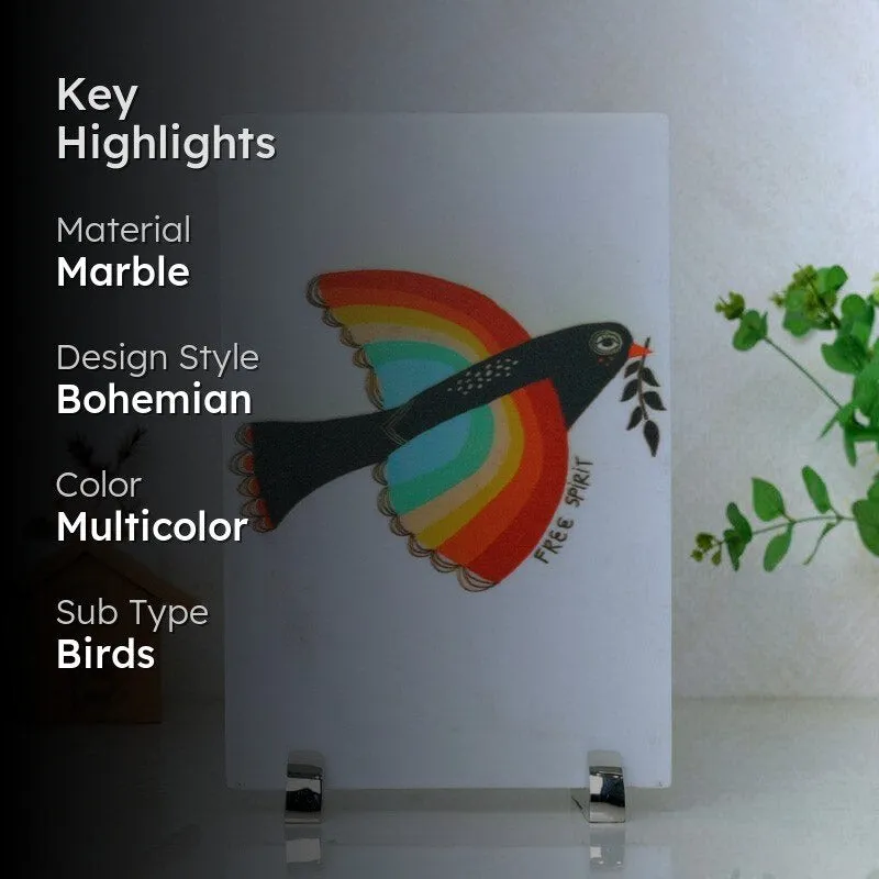 Rainbow Bird Table Accent media 2