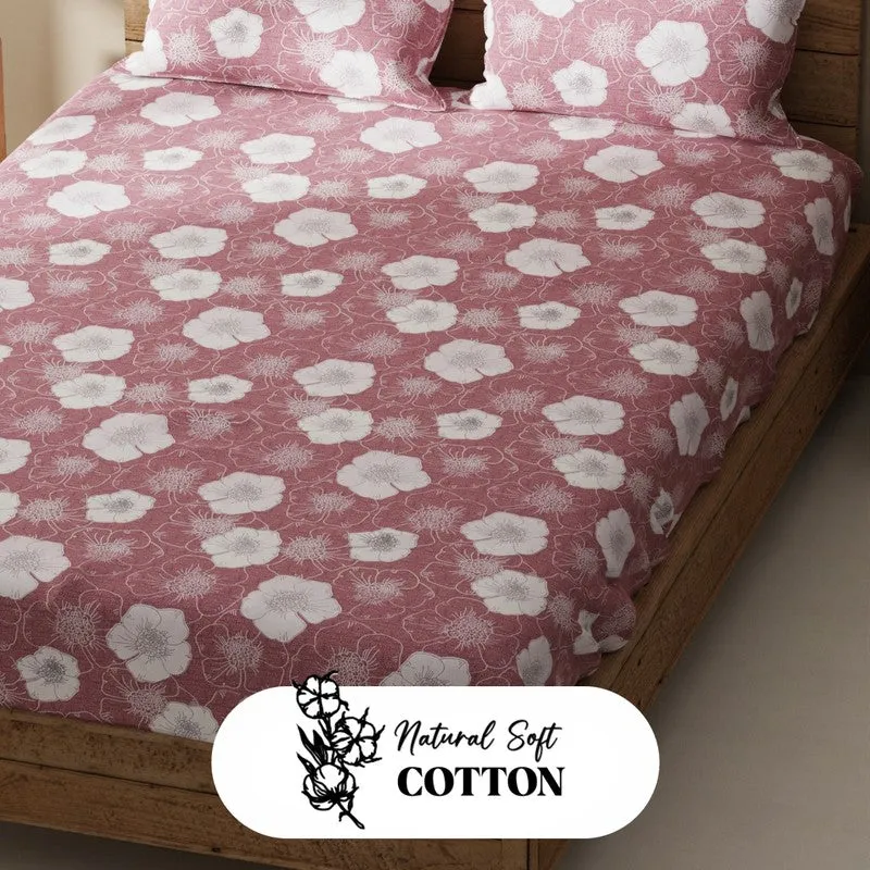 Gryvon Bedsheet (Maroon) - 115 GSM media 5