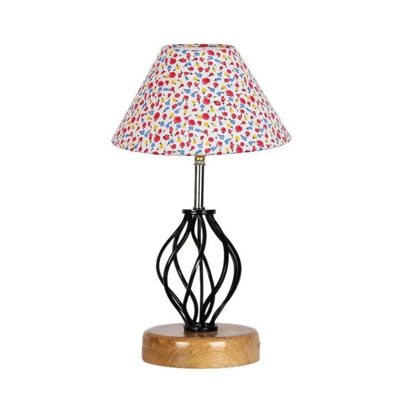 Dainty Georgia Fabric Table Lamp - Multicolor media 4