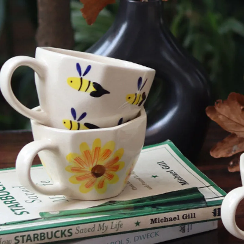 Madva Ceramic Tea Cup (250 mL Each) -  Set of Six media 3