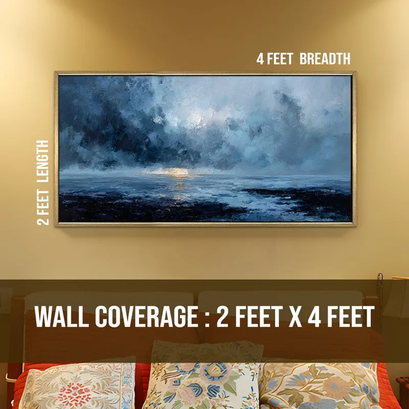 Sapphire Night Canvas Wall Art media 8