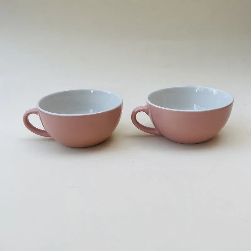 Latte Ceramic Tea Cup (240 mL Each) - Set Of Two media 5