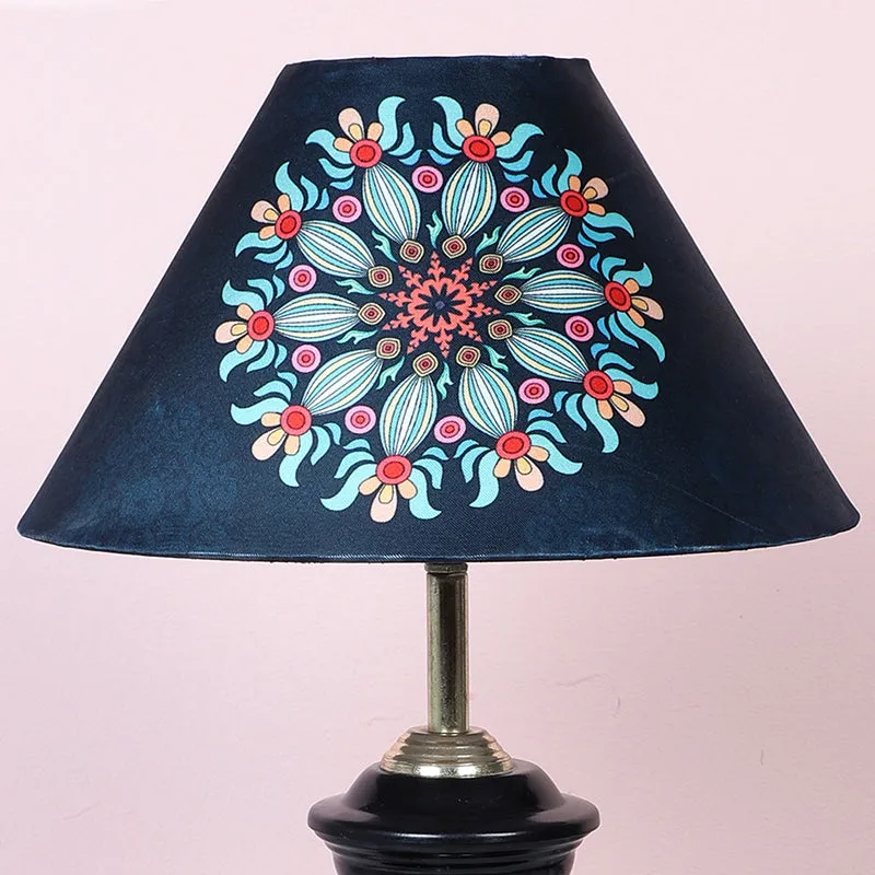 Toile Link Printed Iron Table Lamp - Multicolor media 3