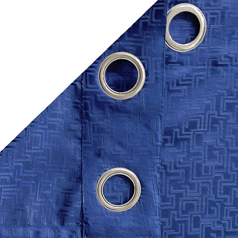 Amaranth Jacquard Blackout Curtain - Set Of Two media 8