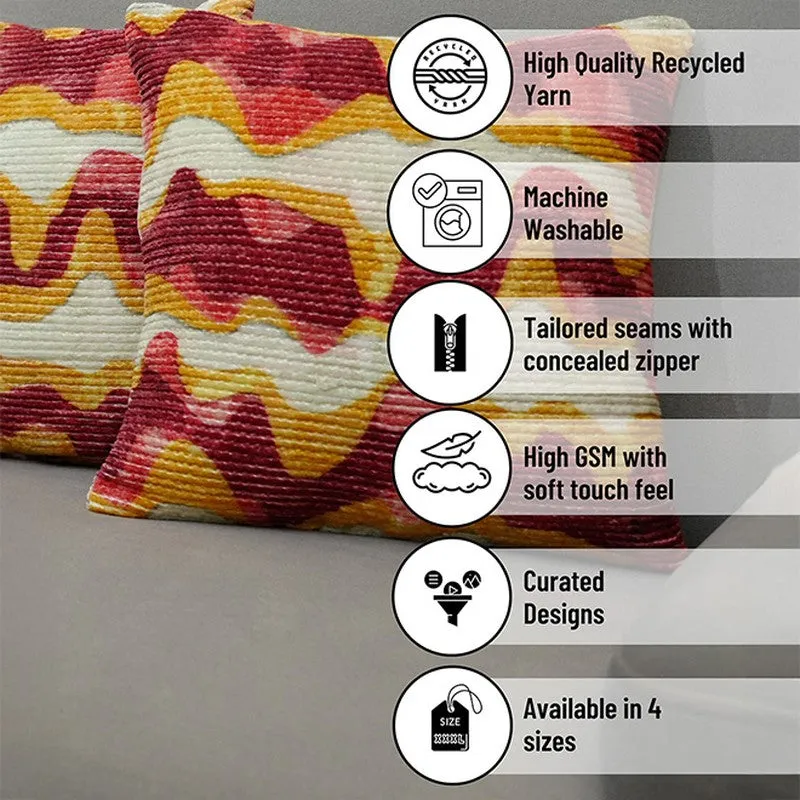 RythmFlow Cushion Cover - Maroon media 6