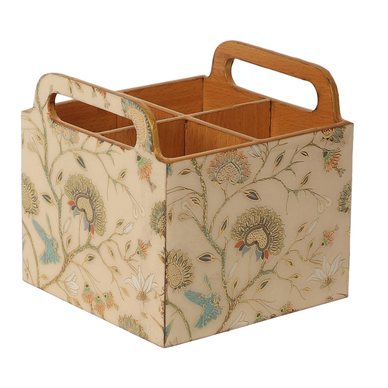 Blossom Glow Four-Compartment Cutlery Stand media 3