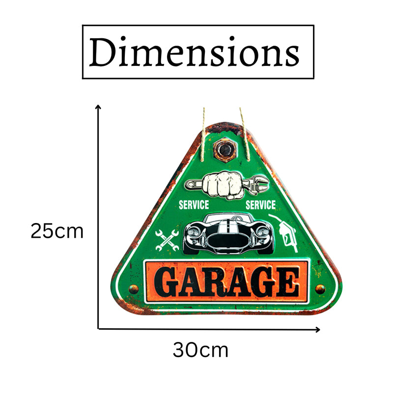 Garage Services Retro Metal Wall Accent media 5