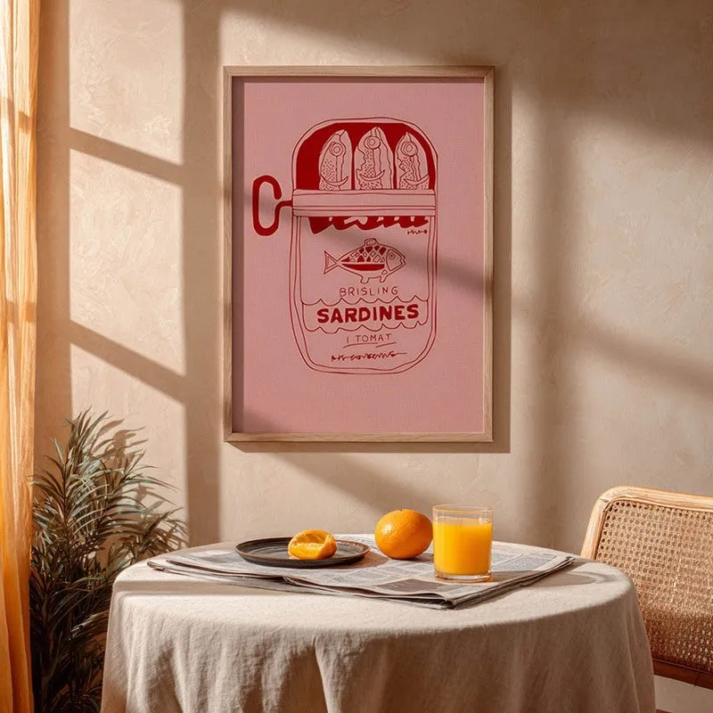 MonoPink Archival Canvas Wall Art - Brown media 4