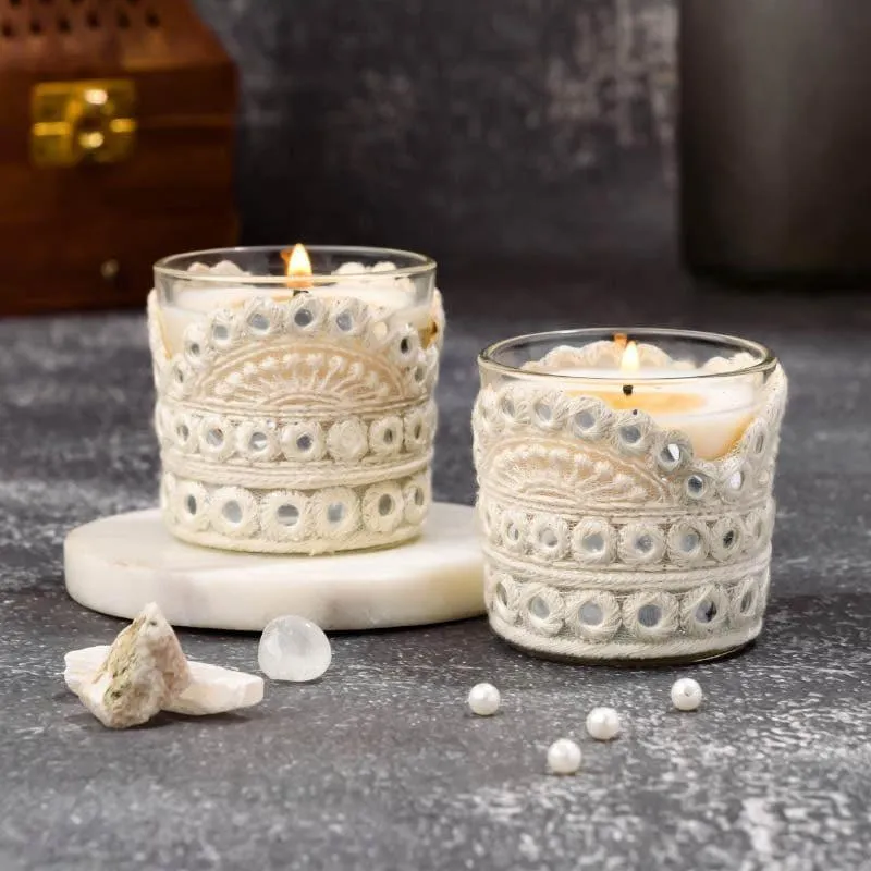Esme Votive Scented Candle - Set Of Two media 3
