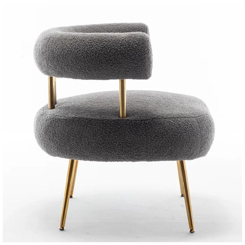 Oaklyn Neem Wood Accent Chair - Grey media 7
