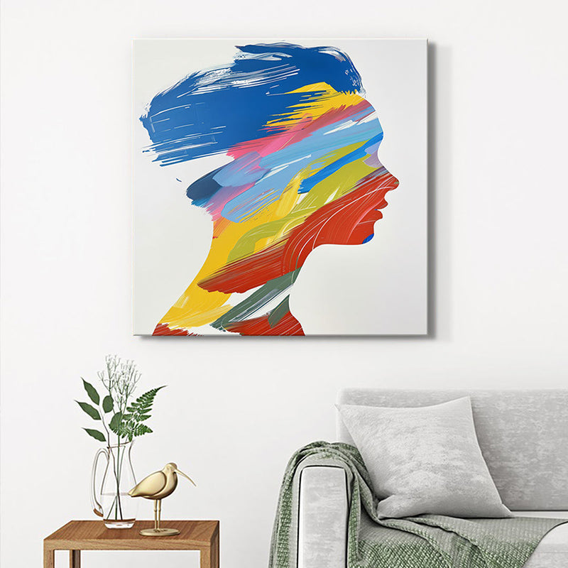 Woman Of Colors Wall Painting