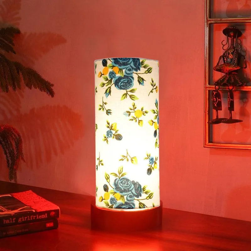 Alba Mirza Tower Wooden Table Lamp - Multicolor media 2