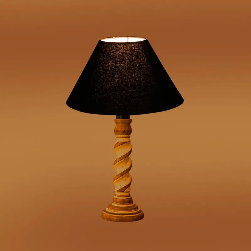Modera Zelo Wooden Table Lamp - Black media 7