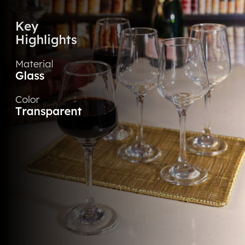 Bruzzo Red Wine Glasses (230 ml ) - Set Of Six image 2