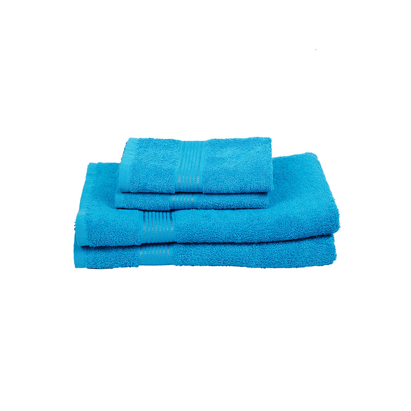 Eva Quick Dry Towel Combo (Blue) - Four Piece Set media 4