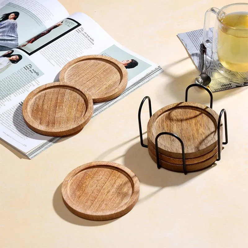 Sova Mangowood Coaster - Set Of Six media 1