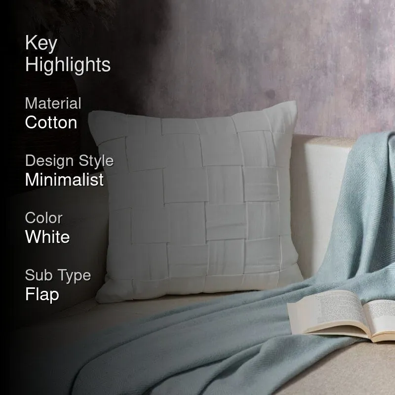 Streevo Bliss Cushion Cover - White media 2