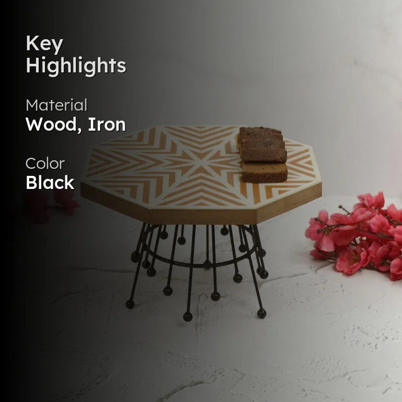Geometric Glamour Cake Stand - Black media 2
