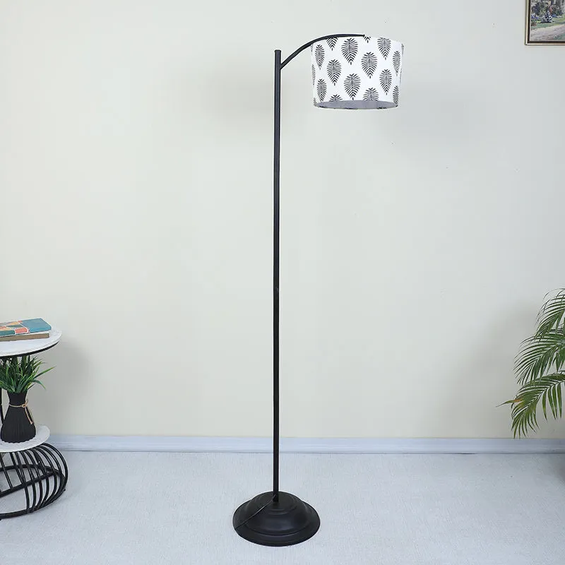 Tropica Printed Arched Iron Floor Lamp media 3